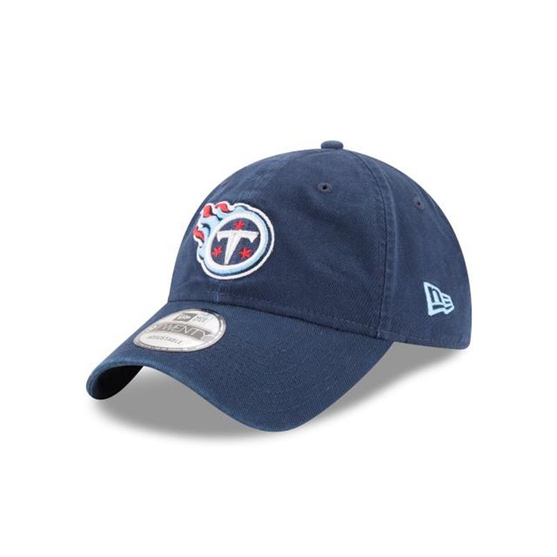 NFL Tennessee Titans Core Classic 9Twenty Adjustable (OQZ6732) - Blue New Era Caps